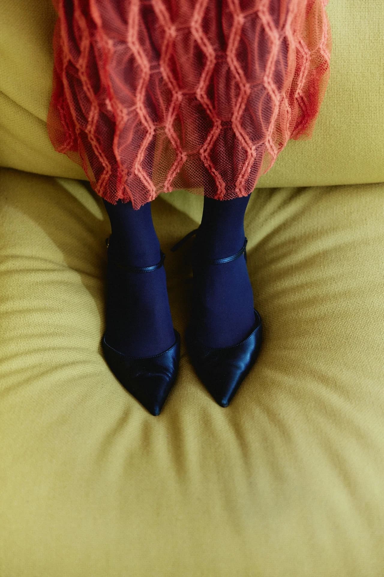 Soft luxe coliving room