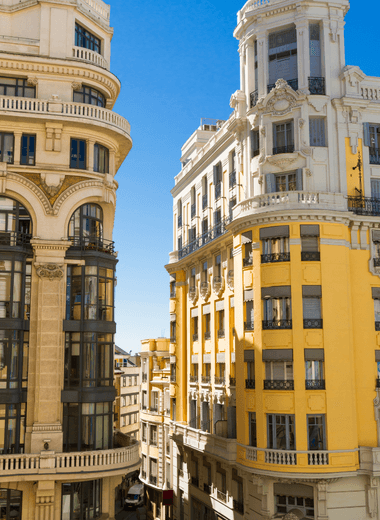 Chamberí neighborhood in Madrid