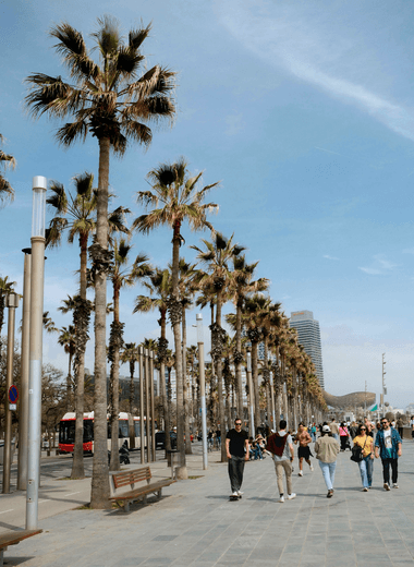 Sant Martí neighborhood in Barcelona